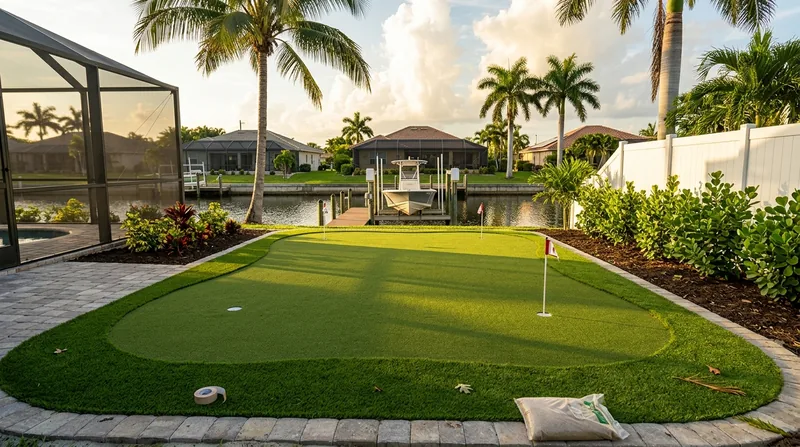 Putting Green Installation Cape Coral